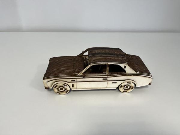 Escort MK1 `70 als 3D Großmodell  - Draufsicht